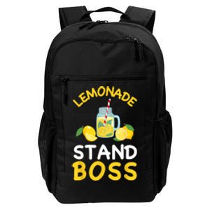 Lemonade Stand Boss Lemon Juice Gift Summer Drink Daily Commute Backpack