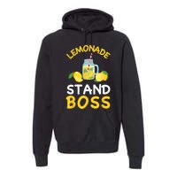 Lemonade Stand Boss Lemon Juice Gift Summer Drink Premium Hoodie