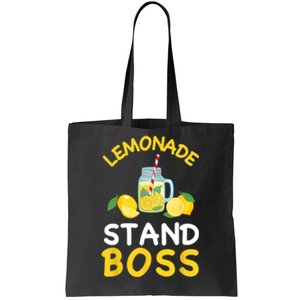 Lemonade Stand Boss Lemon Juice Gift Summer Drink Tote Bag