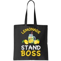 Lemonade Stand Boss Lemon Juice Gift Summer Drink Tote Bag