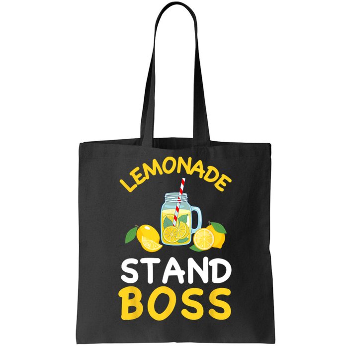 Lemonade Stand Boss Lemon Juice Gift Summer Drink Tote Bag