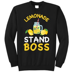 Lemonade Stand Boss Lemon Juice Gift Summer Drink Tall Sweatshirt