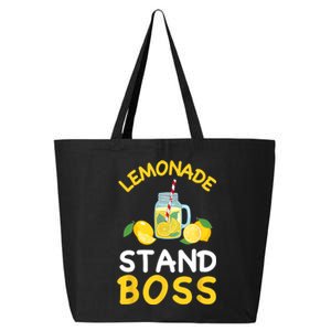 Lemonade Stand Boss Lemon Juice Gift Summer Drink 25L Jumbo Tote