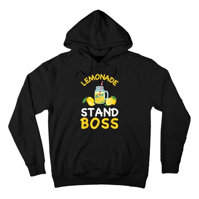 Lemonade Stand Boss Lemon Juice Gift Summer Drink Tall Hoodie