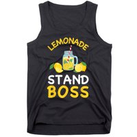 Lemonade Stand Boss Lemon Juice Gift Summer Drink Tank Top