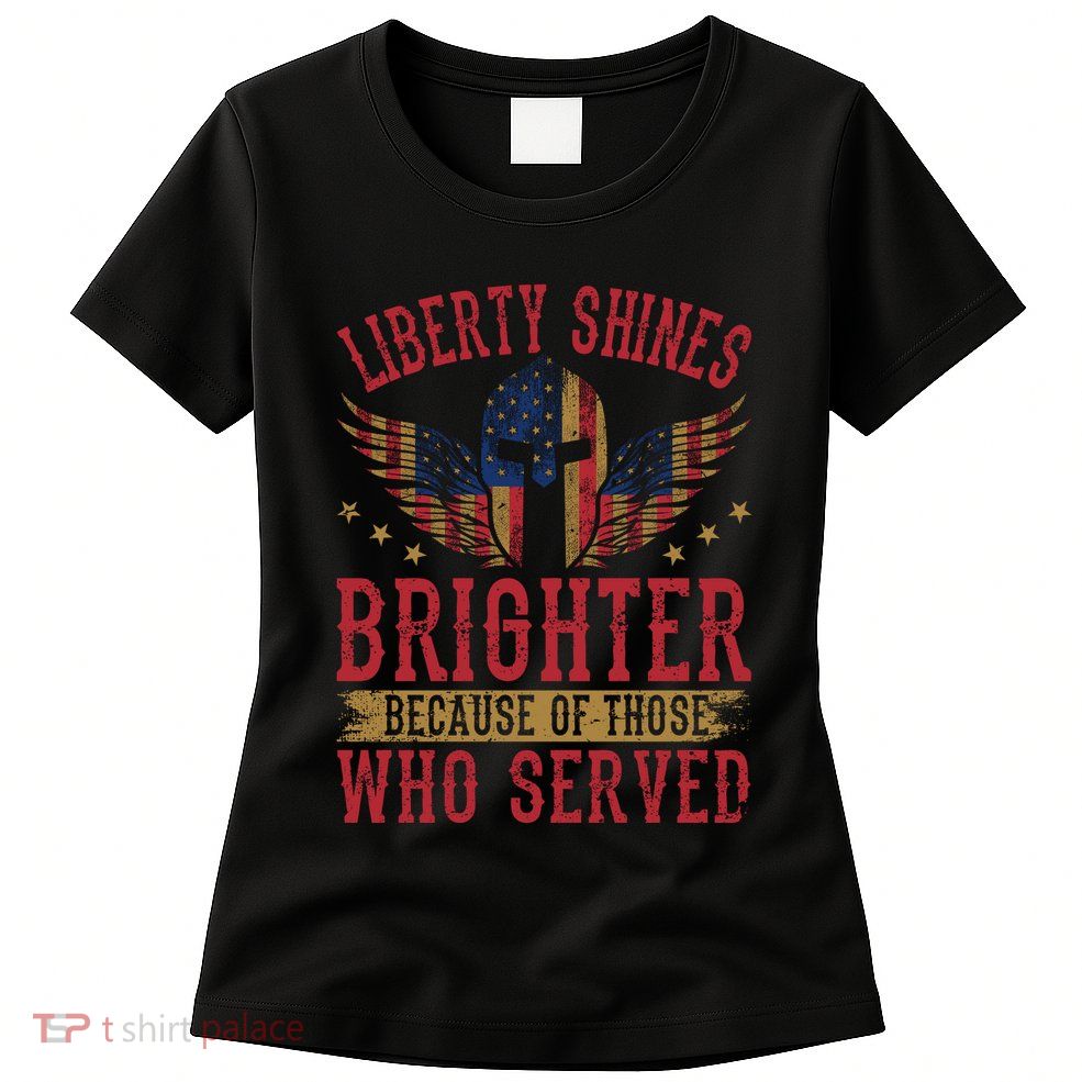 Liberty Shines Brighter Memorial Tribute Women's T-Shirt