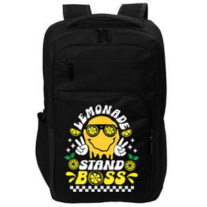 Lemonade Stand Boss Retro Groovy Juice Summer Activity Impact Tech Backpack