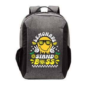 Lemonade Stand Boss Retro Groovy Juice Summer Activity Vector Backpack