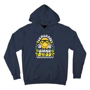 Lemonade Stand Boss Retro Groovy Juice Summer Activity Hoodie