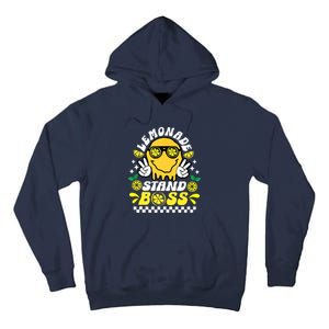 Lemonade Stand Boss Retro Groovy Juice Summer Activity Tall Hoodie