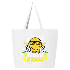 Lemonade Stand Boss Retro Groovy Juice Summer Activity 25L Jumbo Tote