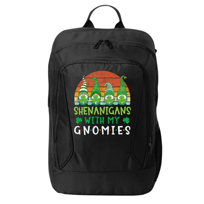 Let Shenanigans Begin Shamrock Gnomes City Backpack