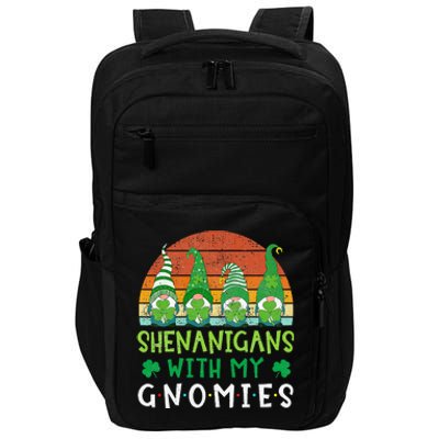 Let Shenanigans Begin Shamrock Gnomes Impact Tech Backpack