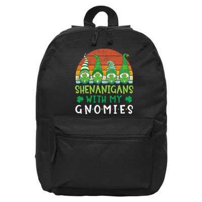 Let Shenanigans Begin Shamrock Gnomes 16 in Basic Backpack