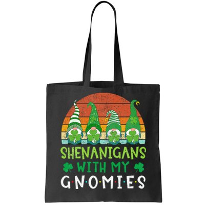 Let Shenanigans Begin Shamrock Gnomes Tote Bag