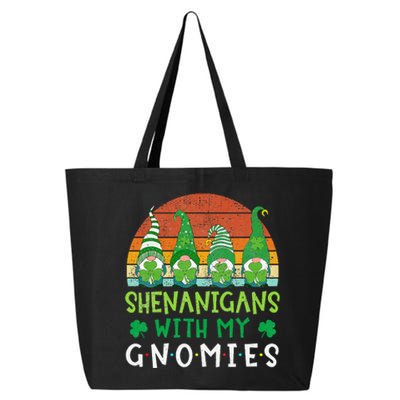 Let Shenanigans Begin Shamrock Gnomes 25L Jumbo Tote