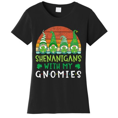 Let Shenanigans Begin Shamrock Gnomes Women's T-Shirt