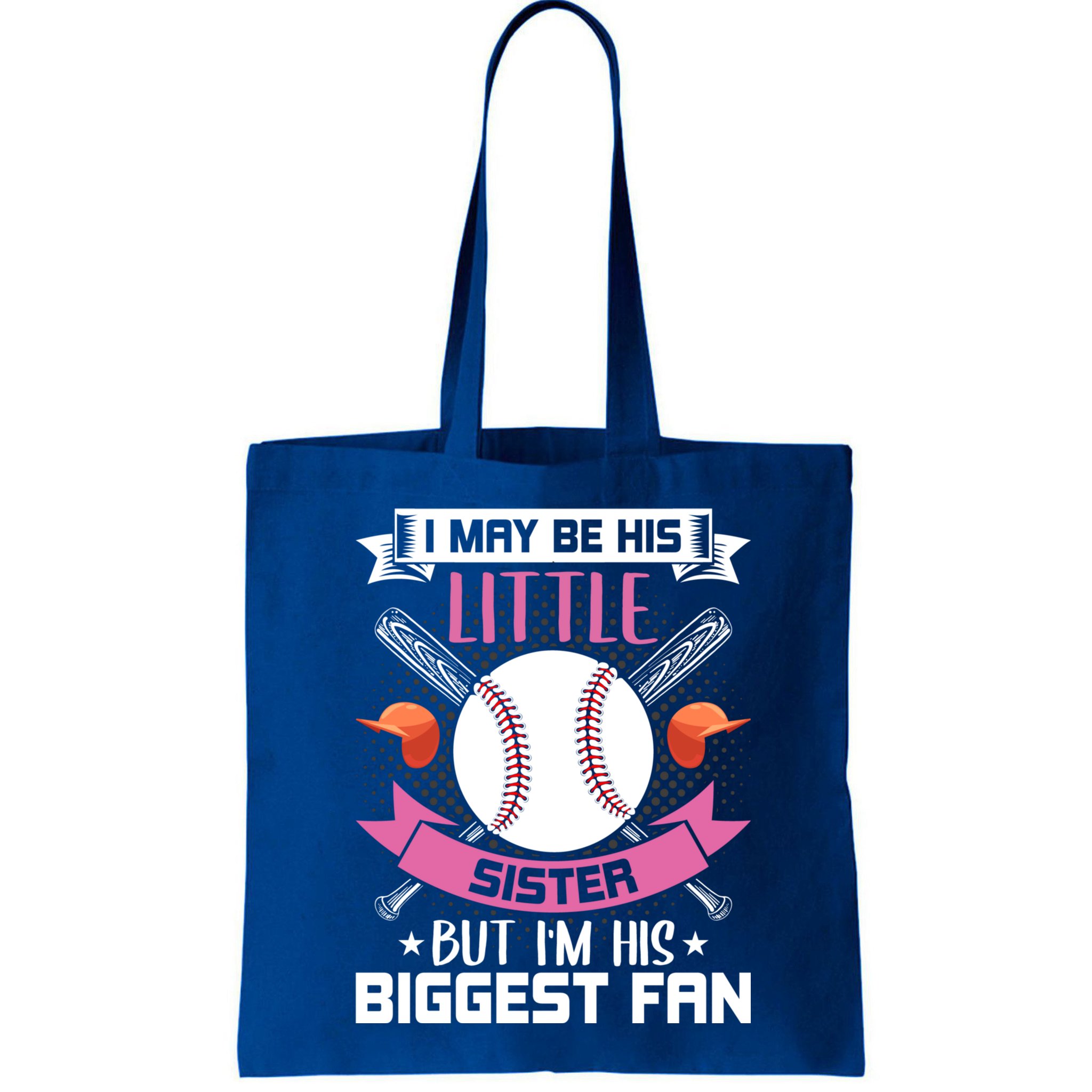 Little Sister But I'm His Biggest Fan Baseball Lover Gift Bag