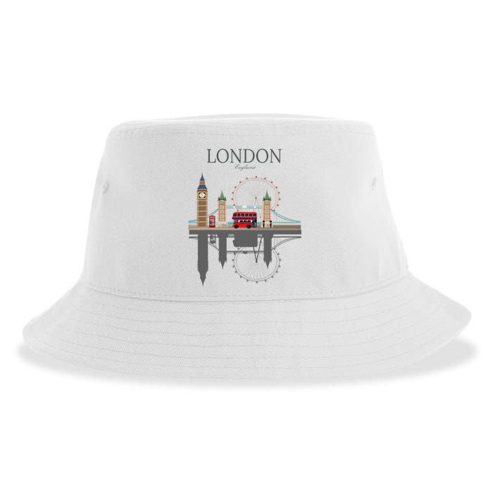 London Souvenir City Vintage British Uk Sustainable Bucket Hat