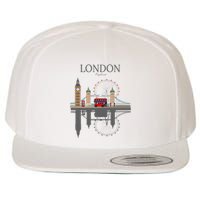 London Souvenir City Vintage British Uk Wool Snapback Cap