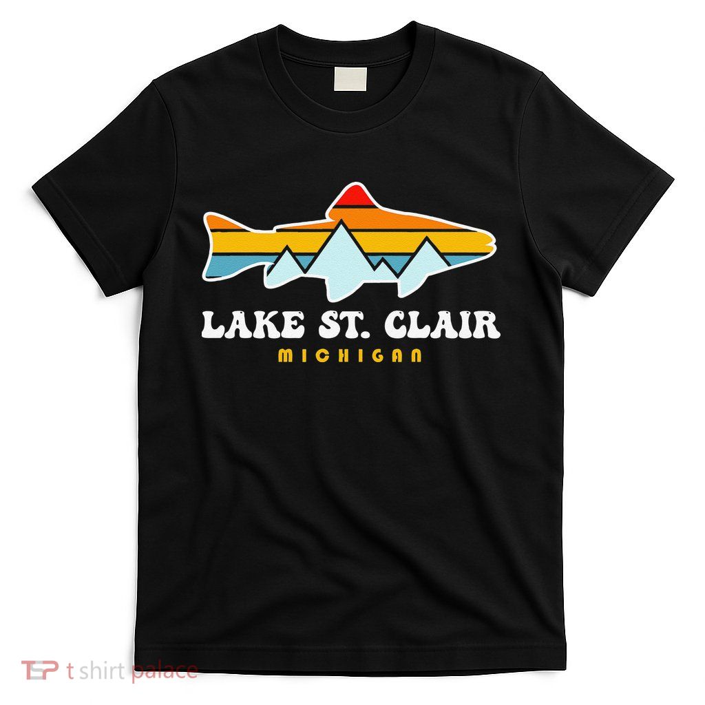 Lake St. Clair Fishing Michigan Fish T-Shirt