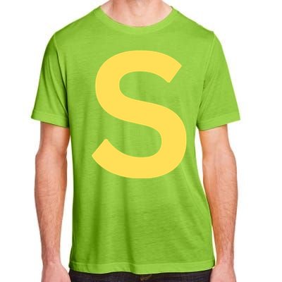 Letter S Chipmunk Christmas Thanksgiving Costume Halloween Adult ChromaSoft Performance T-Shirt