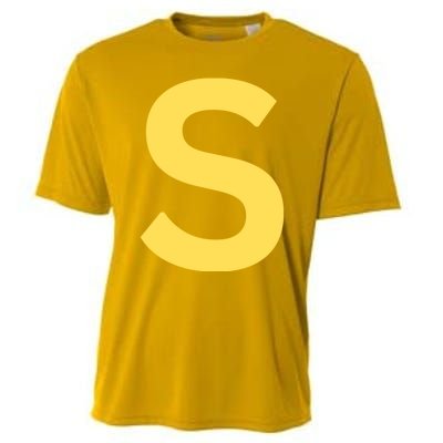 Letter S Chipmunk Christmas Thanksgiving Costume Halloween Cooling Performance Crew T-Shirt