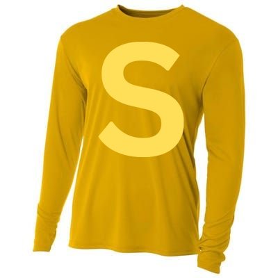 Letter S Chipmunk Christmas Thanksgiving Costume Halloween Cooling Performance Long Sleeve Crew