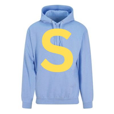 Letter S Chipmunk Christmas Thanksgiving Costume Halloween Unisex Surf Hoodie