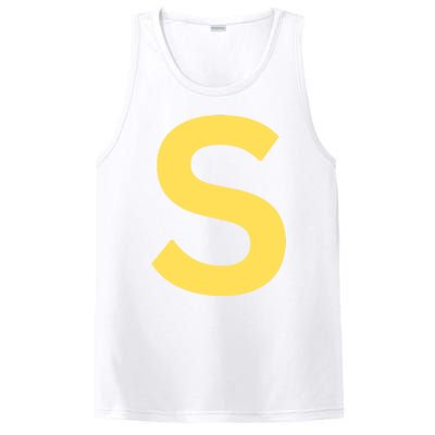 Letter S Chipmunk Christmas Thanksgiving Costume Halloween PosiCharge Competitor Tank