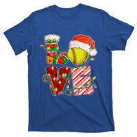 Love Softball Christmas Softball Player Xmas Party Gift T-Shirt