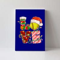 Love Softball Christmas Softball Player Xmas Party Gift Canvas