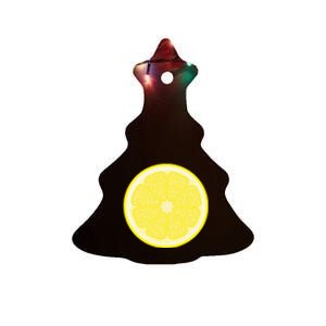 Lemon Slice Costume Fruit Halloween Party Dress Ceramic Tree Ornament