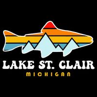 Lake St. Clair Fishing Michigan Fish Impact Tech Backpack