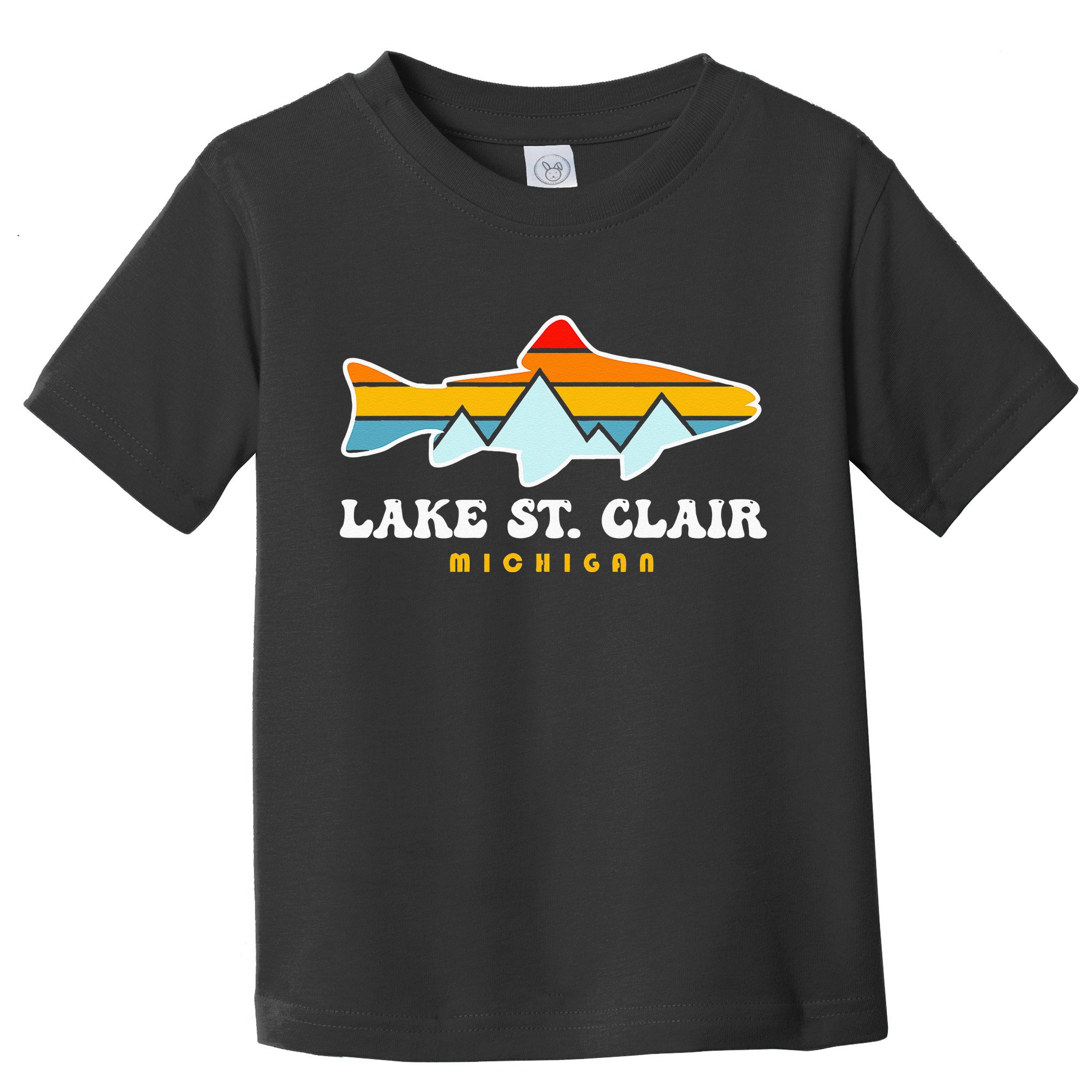 Lake St. Clair Fishing Michigan Fish Toddler T-Shirt
