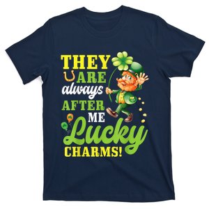 Leprechaun & Shamrock Charms They Are Always After Me Lucky T-Shirt