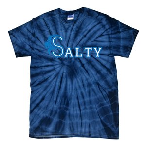 Lion Salty Cool Lion With Blue Eyes Artwork Tie-Dye T-Shirt