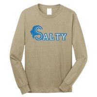 Lion Salty Cool Lion With Blue Eyes Artwork Long Sleeve Shirt