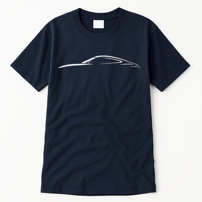 Legendary Sports Car Iconic 911 Silhouette Tall T-Shirt