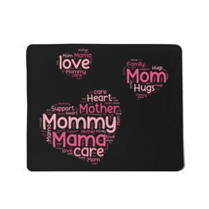 Love Shape Cloud Mother's Day Mousepad