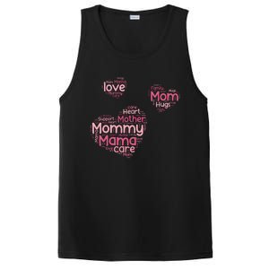 Love Shape Cloud Mother's Day PosiCharge Competitor Tank