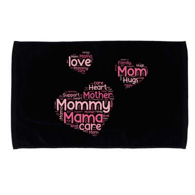 Love Shape Cloud Mother's Day Microfiber Hand Towel