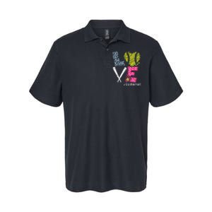 Love Softball Coach Player Softball Life Teen Softstyle Adult Sport Polo