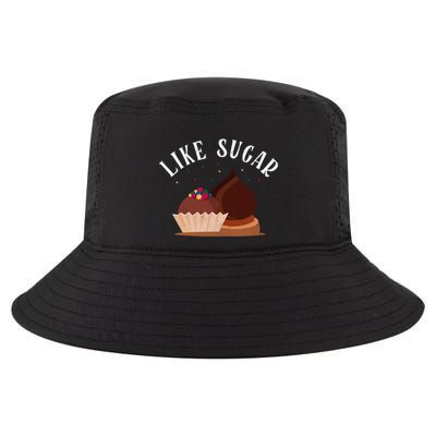 Like Sugar Chocolate Fanatic Valentine's Day Candy Lover Meaningful Gift Cool Comfort Performance Bucket Hat