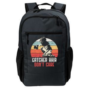 Love Softball Catcher Hair DonT Care Fun Gift Design Meaningful Gift Daily Commute Backpack