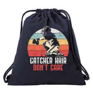 Love Softball Catcher Hair DonT Care Fun Gift Design Meaningful Gift Drawstring Bag