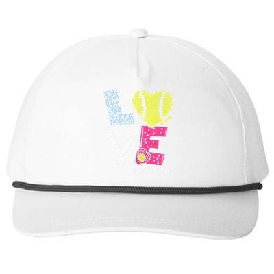 Love Softball Coach Player Softball Life Snapback Five-Panel Rope Hat