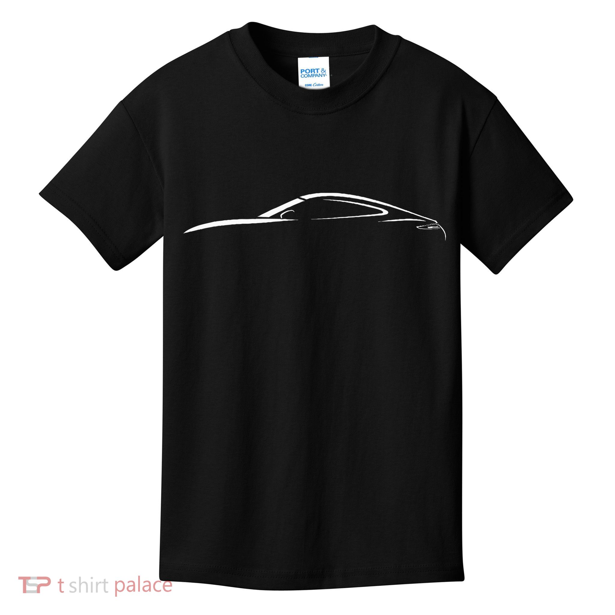 Legendary Sports Car Iconic 911 Silhouette Design Kids T-Shirt