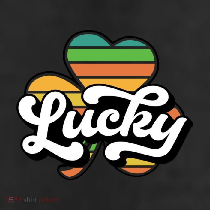 Lucky Sign Clover Leaf St Patricks Day 25L Jumbo Tote