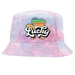 Lucky Sign Clover Leaf St Patricks Day Tie-Dyed Bucket Hat